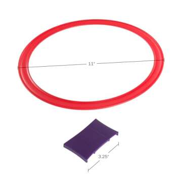 Hopscotch Ring Game - 10 Colorful Rings for Family Fun