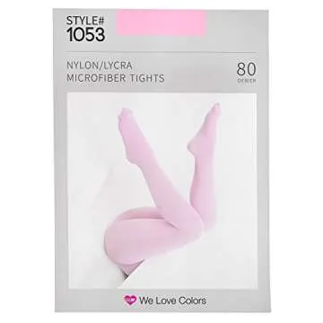 Microfiber Tights – Opaque, Soft & Durable Pantyhose for Women & Men – Regular & Plus Sizes – 50+ Colors, Stretch Fit