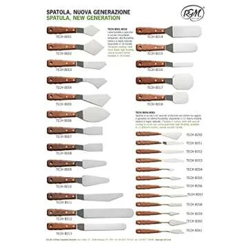RGM 8005 Large Painting Spatula - Ergonomic and Versatile Tool for Artists