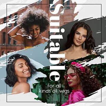 MYKURS Black Wig Caps for Women, Nylon Hair Caps for Wig, 24 Pieces