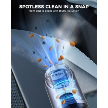MBNGF Cordless Car Vacuum with 35000PA Suction Power