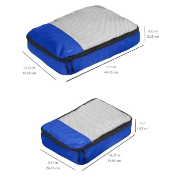 Travel Smart with Amazon Basics Packing Cube Set