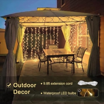 JMEXSUSS 300 LED Remote Control Curtain Lights for All Occasions