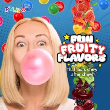 PlayO Spiral Gumball Machine for Kids - Colorful Candy Dispenser