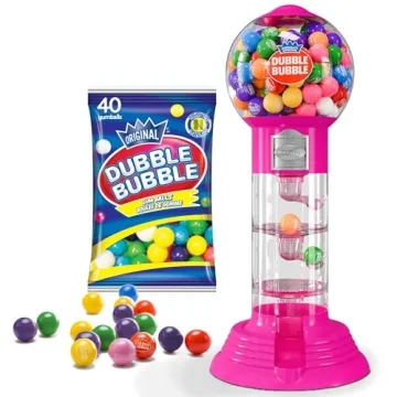 PlayO Spiral Gumball Machine for Kids - Colorful Candy Dispenser