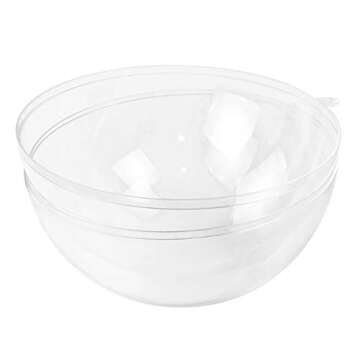 ChezMax 12 Pack Fillable Ornament Balls - DIY Kits for Events