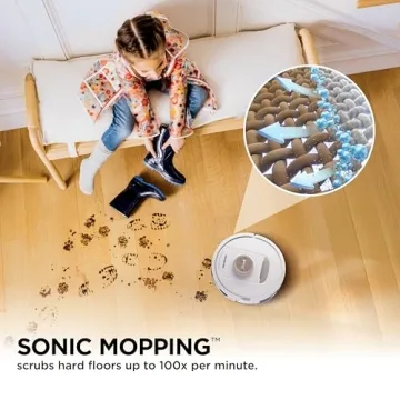 Shark Stratos Robot Vacuum & Mop with NeverTouch Base