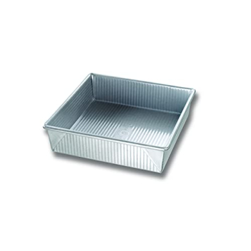USA Pan Bakeware Square Cake Pan - 9 inch Nonstick Heavy Duty Steel