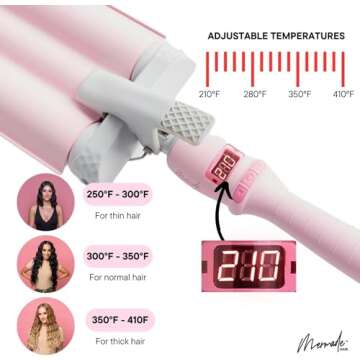 Mermade Hair PRO Waver - Perfect Beach Waves Anytime!