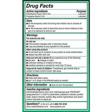 Systane Ultra Lubricant Eye Drops, Artificial Tears for Dry Eye, Twin Pack, 10-mL Each