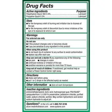 Systane Ultra Lubricant Eye Drops, Artificial Tears for Dry Eye, Twin Pack, 10-mL Each