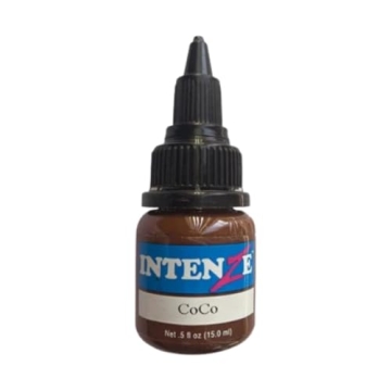 Intenze Tattoo Ink Co-Co 1/2oz Bottle - Vibrant Color & Quality
