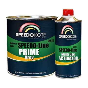 Speedokote Automotive High Build 2K Urethane Primer Gray Gallon Kit SMR-210/211