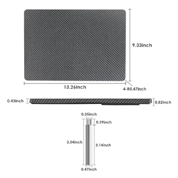 Weilianda Swivel Tray Table for Home Theater Seating