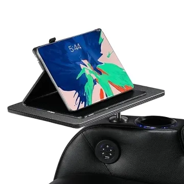 Weilianda Swivel Tray Table for Home Theater Seating