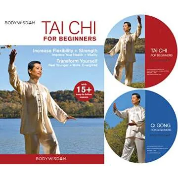 Tai Chi For Beginners 2-DVD Set, Includes Qi Gong for Beginners: Over 16 Easy to Follow Routines. in...