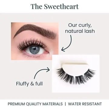 FlutterHabit Sweetheart Curly Lashes for Easy DIY Beauty