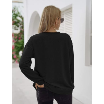 Blooming Jelly Women’s Skull Graphic Sweatshirt for Halloween