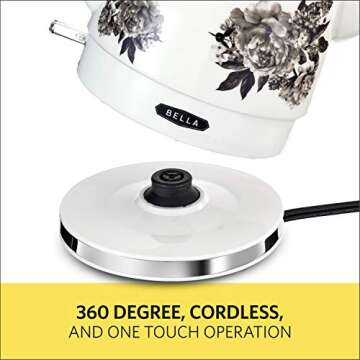 Buy BELLA 1.5L Electric Ceramic Tea Kettle - Fast & Safe