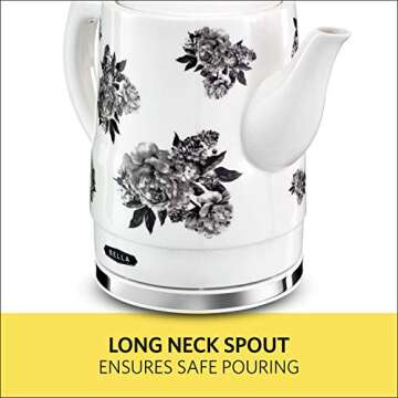 Buy BELLA 1.5L Electric Ceramic Tea Kettle - Fast & Safe