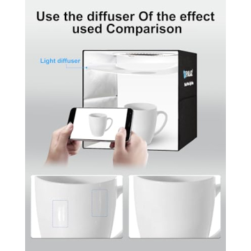 PULUZ 12x12 Dimmable LED Light Box Photography Kit with Backdrops