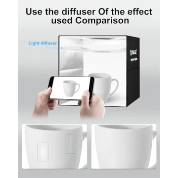 PULUZ 12x12 Dimmable LED Light Box Photography Kit with Backdrops