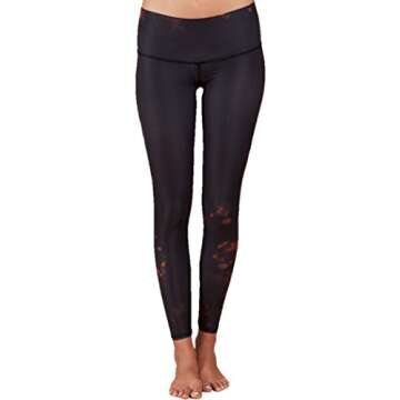 teeki Buffalo Princess Hot Pants Leggings for Women, USA Made Sustainable Eco Luxury Activewear Quick Dry - X-Small Black
