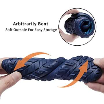 Racqua Toddler Girls Boys Quick Dry Slip-On Water Shoes Swim Beach Non-Slip Sport Shoes Outdoor Water Park Aqua Shoes Cute Toddler Blue Shark 8.5