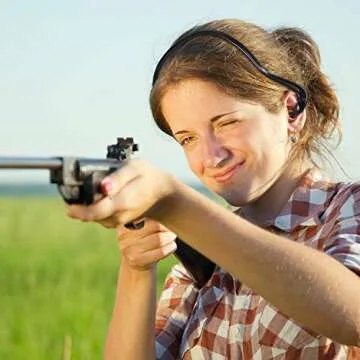 Banded Earplugs for Shooting Range Band Ear Plugs Lightweight Silicone Earplugs for Hearing Protecti...