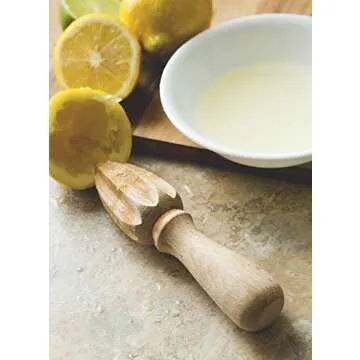 Fox Run Lemon Reamer Juicer Durable Beechwood Squeezer