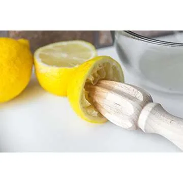 Fox Run Lemon Reamer Juicer Durable Beechwood Squeezer