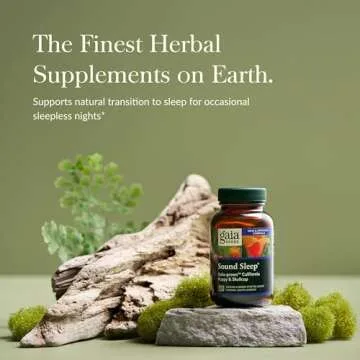 Gaia Herbs Sound Sleep - Natural Sleep Support to Promote Calm & Relaxation - with Valerian Root, Passionflower & More - 60 Vegan Liquid Phyto-Capsules (20-Day Supply)