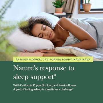 Gaia Herbs Sound Sleep - Natural Sleep Support to Promote Calm & Relaxation - with Valerian Root, Passionflower & More - 60 Vegan Liquid Phyto-Capsules (20-Day Supply)