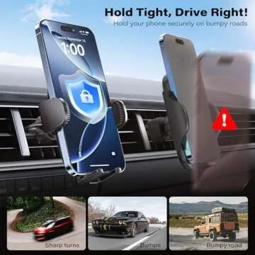 APPS2Car Suction Cup Phone Mount for Safe Driving