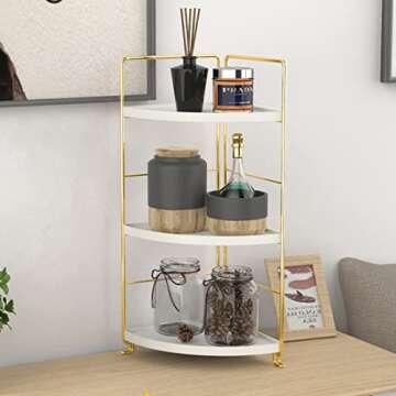 Stylish 3-Tier Kitchen Spice Rack Organizer for Home