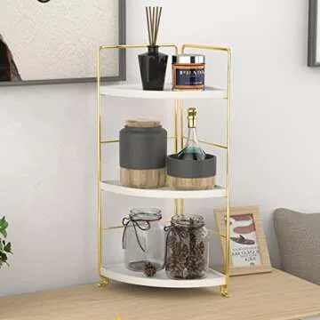 Stylish 3-Tier Kitchen Spice Rack Organizer for Home