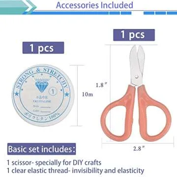 GREENTIME 4500 pcs Neon Clay Beads Jewelry Making Kit