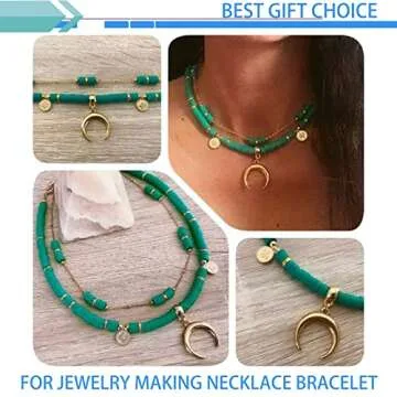 GREENTIME 4500 pcs Neon Clay Beads Jewelry Making Kit