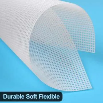 Phinus 7-Piece Plastic Canvas Sheets for Creative DIY Projects