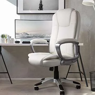 OFIKA Home Office Chair, 400LBS Big and Tall Chair Heavy Duty Design, Ergonomic High Back Cushion Lu...