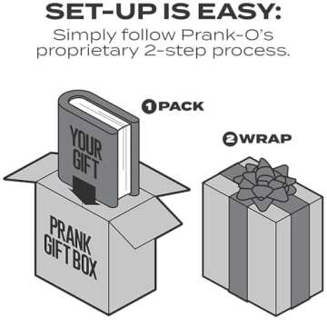 Prank Pack, Blankeez Prank Gift Box, Wrap Your Real Present in a Funny Authentic Prank-O Gag Present Box | Novelty Gifting Box for Pranksters