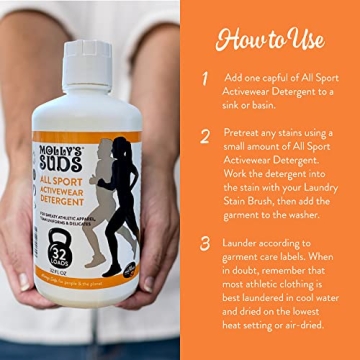 Molly's Suds All Sport Laundry Wash for Fresh Activewear