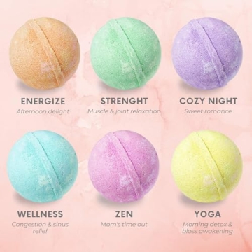Levitural Bath Bombs - Organic Spa Fizzies for Relaxation