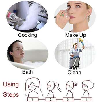 Stylish Waterproof Shower Caps for Women - 3 Pack