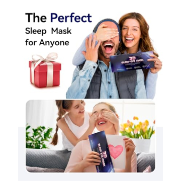 Weighted Eye Sleep Mask - Blackout & Cozy Rest