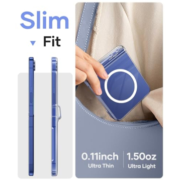 Vihibii Samsung Galaxy Z Flip 7 Clear Case - Slim Rugged Protection