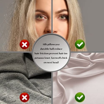 Mulberry Silk Pillowcase Breathable Smooth Cooling Cover