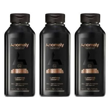 Anomaly Vegan Eucalyptus Charcoal Scalp Shampoo 3-Pack