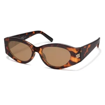 SOJOS Trendy Cat Eye Polarized Sunglasses for Women
