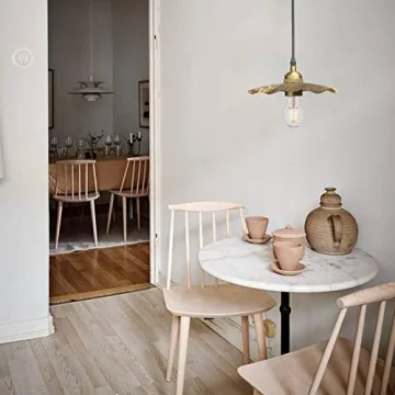 Pathson Vintage Metal Pendant Light with Adjustable Cord